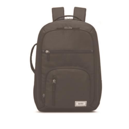 Grand Travel Recycled TSA Backpack, Fits Devices Up to 17.3", 12.25 x 6.5 x 18.63, Dark Gray