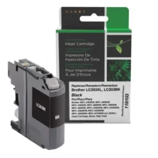 Remanufactured High Yield Black Ink Cartridge for Brother LC203XL (Page Yield: 550)