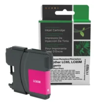 Remanufactured High Yield Magenta Ink Cartridge for Brother LC65 (Page Yield: 750)