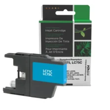 Remanufactured High Yield Cyan Ink Cartridge for Brother LC71/LC75 (Page Yield: 600)