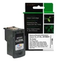 Remanufactured High Yield Color Ink Cartridge for Canon CL-211XL (2975B001) (Page Yield: 349)