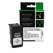 Remanufactured Black Ink Cartridge for Canon PG-245 (8279B001) (Page Yield: 180)