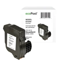 ecoPost Remanufactured Postage Meter Red Ink Cartridge for Quadient IXINK1 (Page Yield: 2,500)