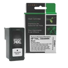 Remanufactured High Yield Black Ink Cartridge for HP 74XL (CB336WN) (Page Yield: 750)