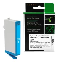 Remanufactured High Yield Cyan Ink Cartridge for HP 920XL (CD972AN) (Page Yield: 700)