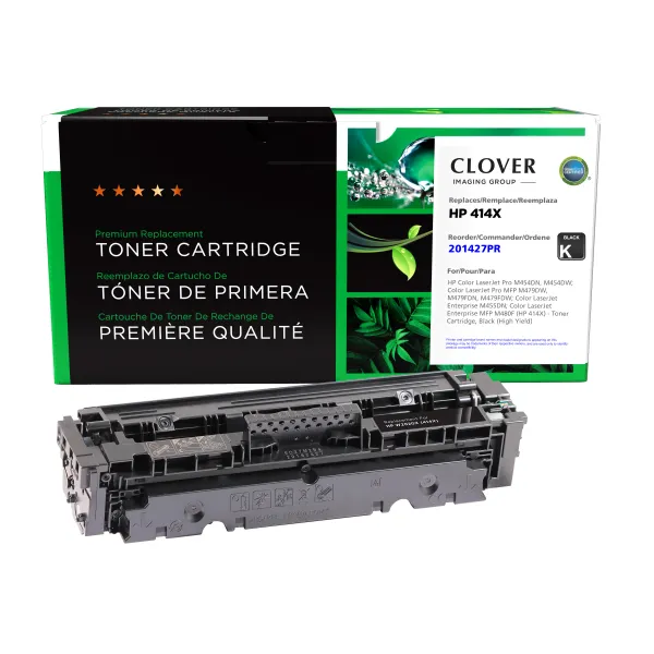 CLOVER IMAGING REMAN FOR HP W2020X 414X BLACK NOT FOR MPS USE DOES NOT INCLUDE T