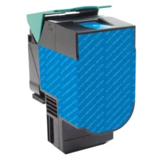 Remanufactured High Yield Cyan Toner Cartridge for Lexmark CS417/CS517 (Page Yield: 3,500)