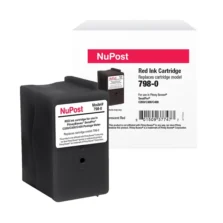 Non-OEM New Postage Meter Red Ink Cartridge for Pitney Bowes SL-798-0 (Page Yield: 1,500)