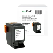 ecoPost Remanufactured Postage Meter Red Ink Cartridge for Quadient (NeoPost) IXINK57HC (Page Yield: 19,500)