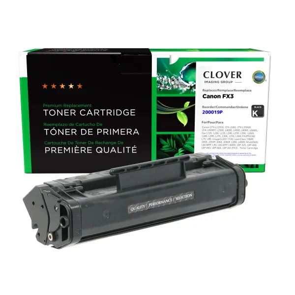 Remanufactured Toner Cartridge for Canon FX3 (1557A002BA) (Page Yield: 2,700)