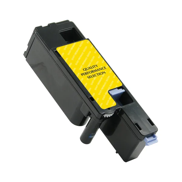 Remanufactured High Yield Yellow Toner Cartridge for Dell 1250/C1760 (Page Yield: 1,400)