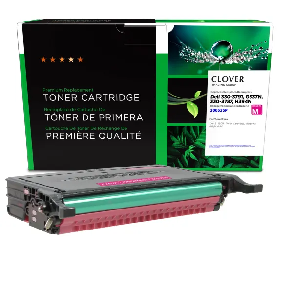 Remanufactured High Yield Magenta Toner Cartridge for Dell 2145 (Page Yield: 5,000)