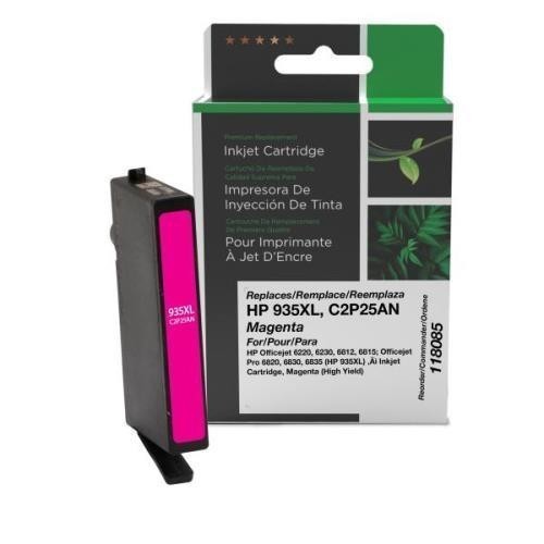 Remanufactured High Yield Magenta Ink Cartridge for HP 935XL (C2P25AN) (Page Yield: 825)
