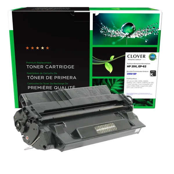 Remanufactured Universal Toner Cartridge for HP 29X (C4129X) (Page Yield: 10,000)