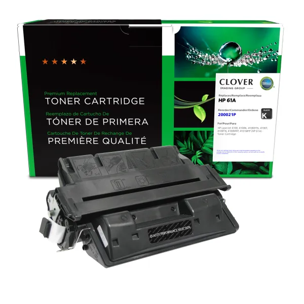 Remanufactured Toner Cartridge for HP 61A (C8061A) (Page Yield: 6, 000) (Yield: 6, 000) Compatible with OEM# 200021P