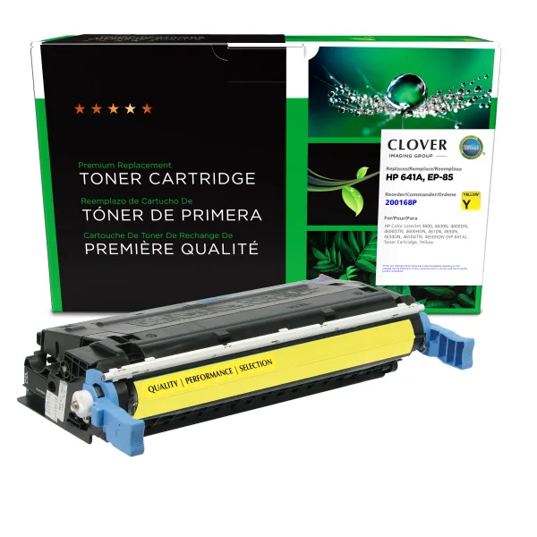 Remanufactured Yellow Toner Cartridge for HP 641A (C9722A) (Page Yield: 8,000)