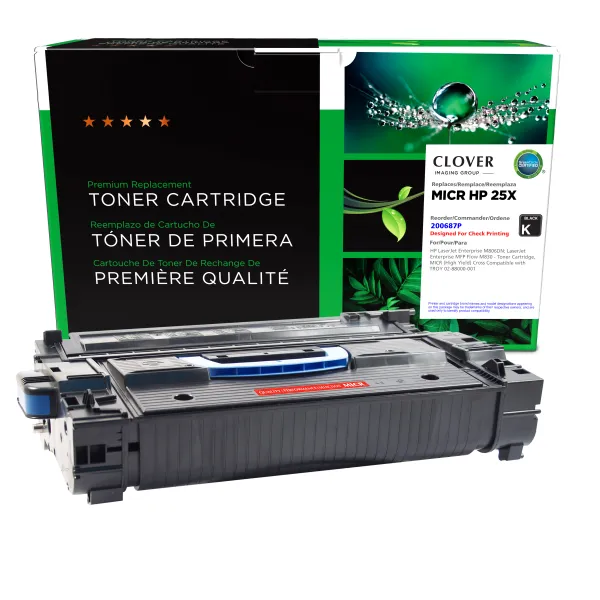 Remanufactured 25X MICR High Yield Toner Cartridge for HP CF325X (Page Yield: 34,500)