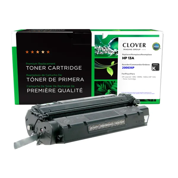 Remanufactured Toner Cartridge for HP 13A (Q2613A) (Page Yield: 2,500)