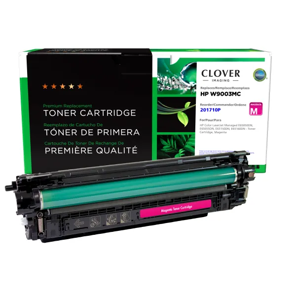 Remanufactured Magenta Toner Cartridge for HP W9003MC (Page Yield: 28,000) (Yield: 28,000) Compatible with OEM# 201710P