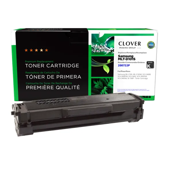 CIG Remanufactured Toner Cartridge for ML-2165W,SCX-3405,SF-760P (Alternative for Samsung MLT-D101S) (1,500 Yield)