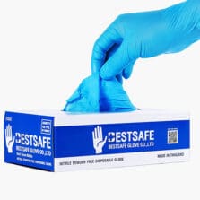 BESTSAFE GLOVES LRG 4MIL DISPOSABLE GLOVE