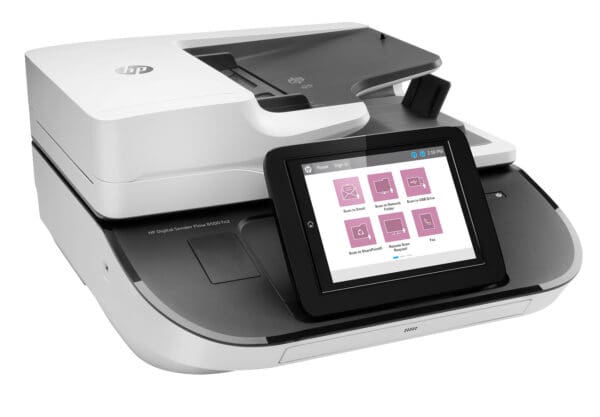 Digital Sender Flow 8500 Fn2 Document Capture Workstation, 600 Dpi Optical Resolution, 150-Sheet Duplex Auto Document Feeder